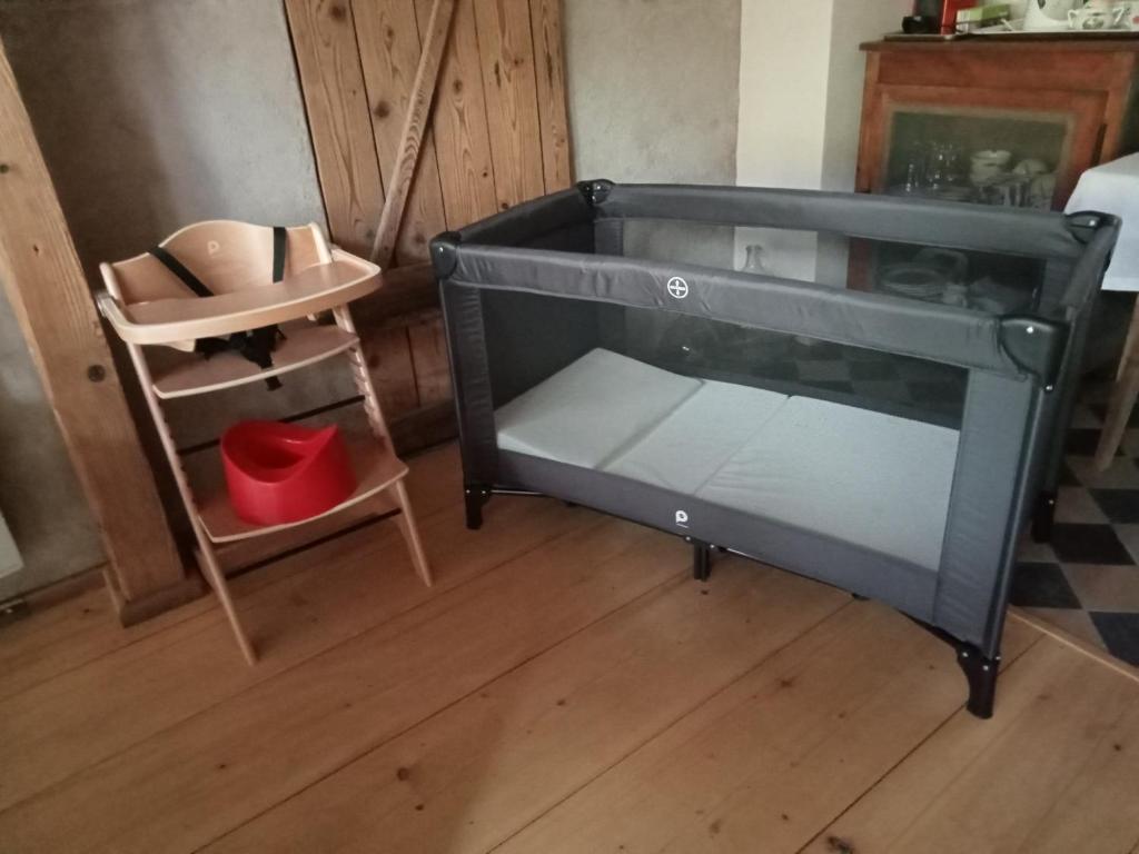 Postel nebo postele na pokoji v ubytování La grange d'Ernest