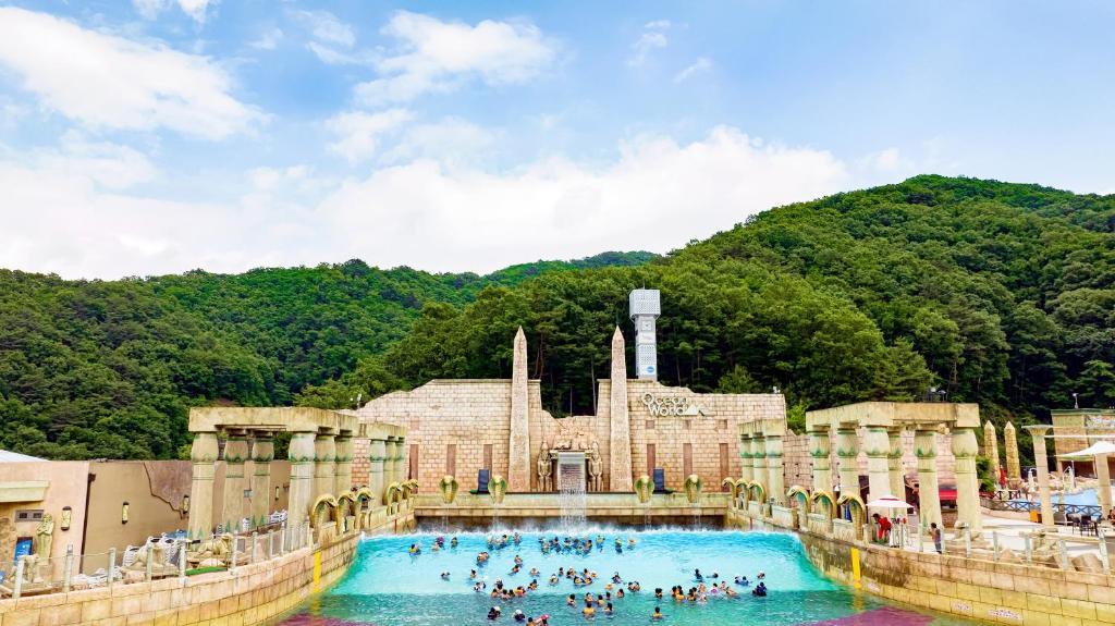Bazén v ubytování Sono Calm VivaldiPark nebo v jeho okolí
