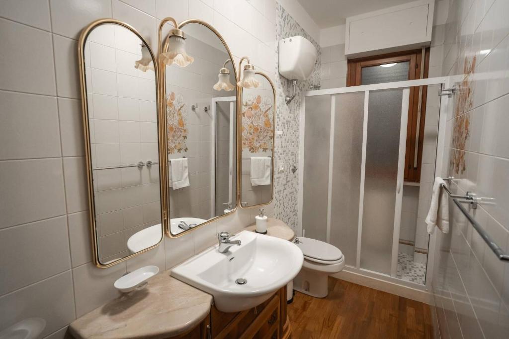 Koupelna v ubytování B&B CASA GAGLIARDI