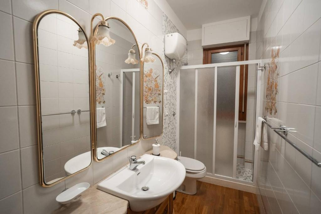 Koupelna v ubytování B&B CASA GAGLIARDI