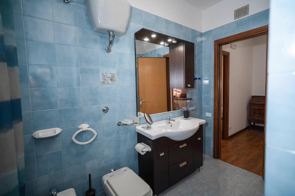 Koupelna v ubytování B&B CASA GAGLIARDI
