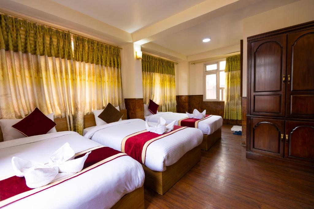 Postel nebo postele na pokoji v ubytování Hotel Sekai