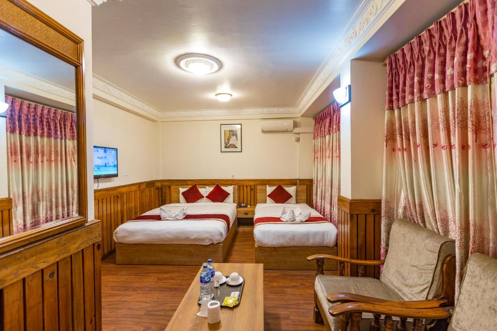 Postel nebo postele na pokoji v ubytování Hotel Sekai