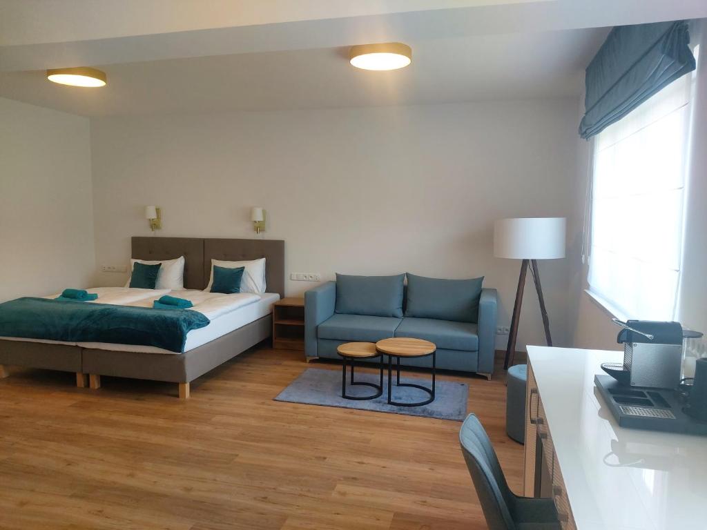 Postel nebo postele na pokoji v ubytování Villa Le Lux