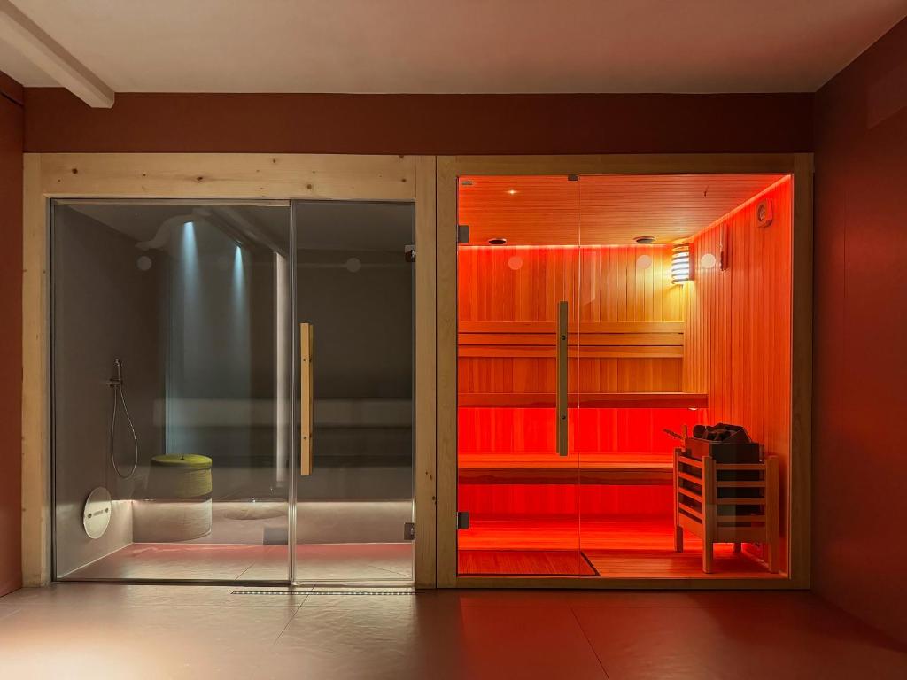 Koupelna v ubytování Hotel Palazzo Durazzo Suites
