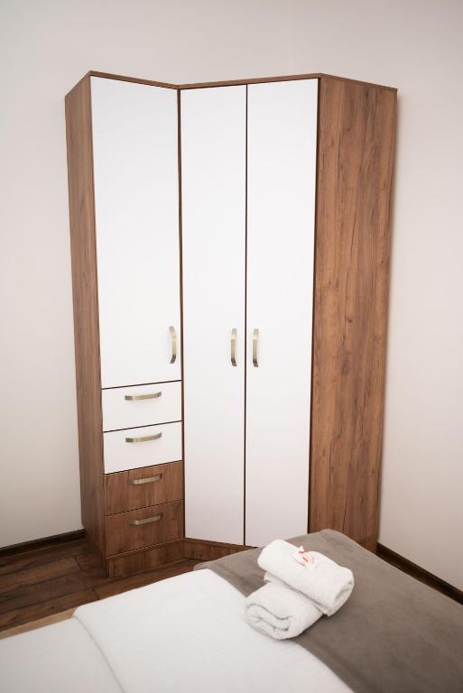 Postel nebo postele na pokoji v ubytování Apartment Primula