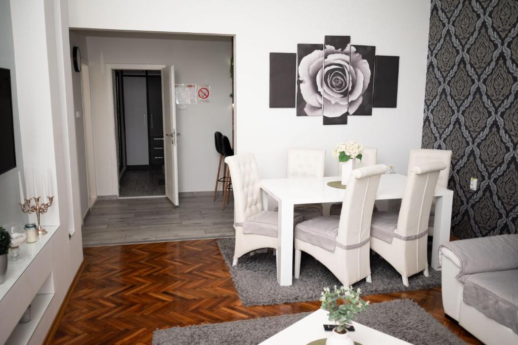 Posezení v ubytování Apartment Primula