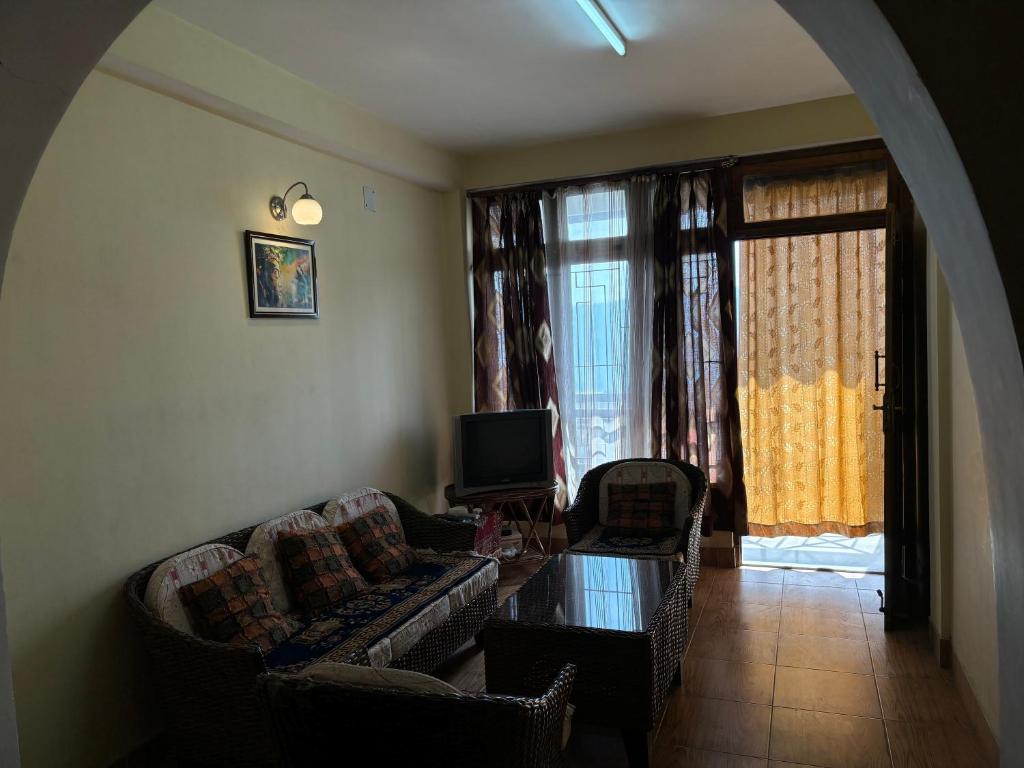 Istumisnurk majutusasutuses Deki Lodge