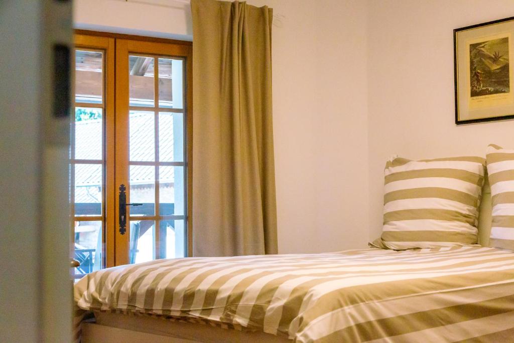 Postel nebo postele na pokoji v ubytování Burg Satzvey