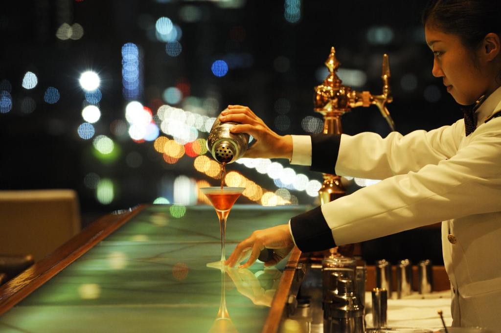 Nápoje v ubytování Imperial Hotel Tokyo
