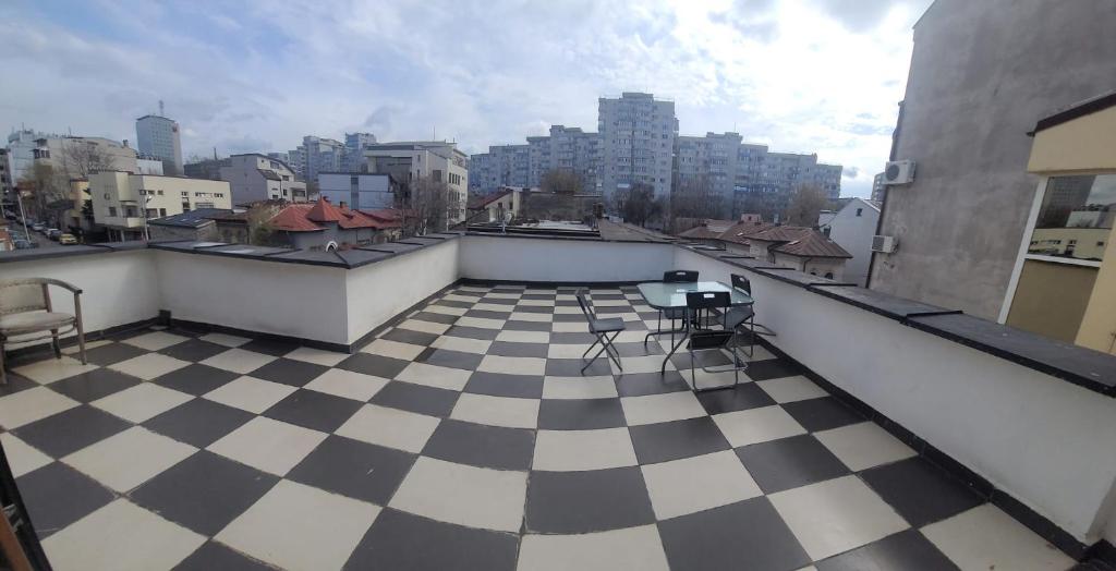 Balkón nebo terasa v ubytování Byzanthin Hostel