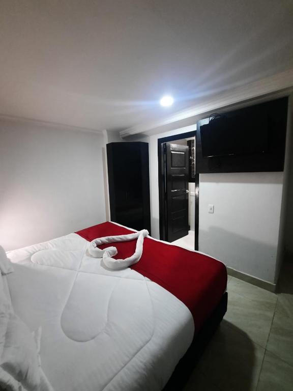 Postel nebo postele na pokoji v ubytování Hotel Zafiro Boutique