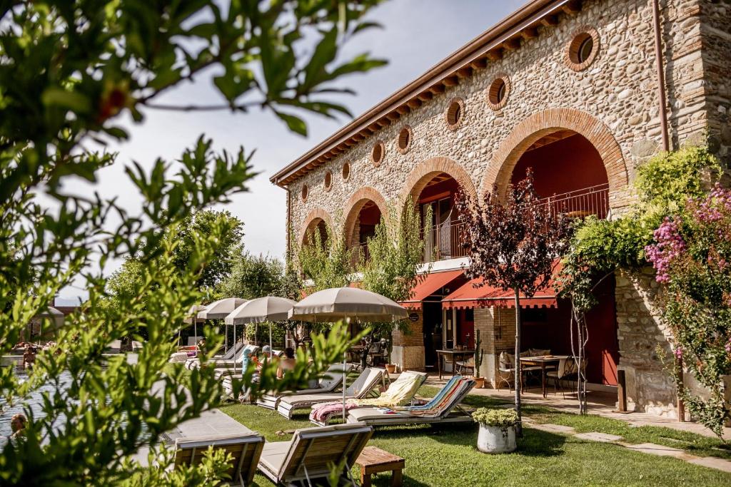 Zahrada ubytování Le Greghe Suites
