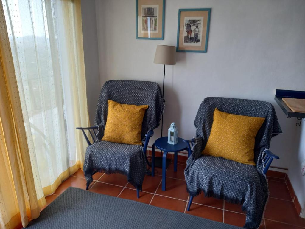 Posezení v ubytování Vine Ridge Studio and Apartment