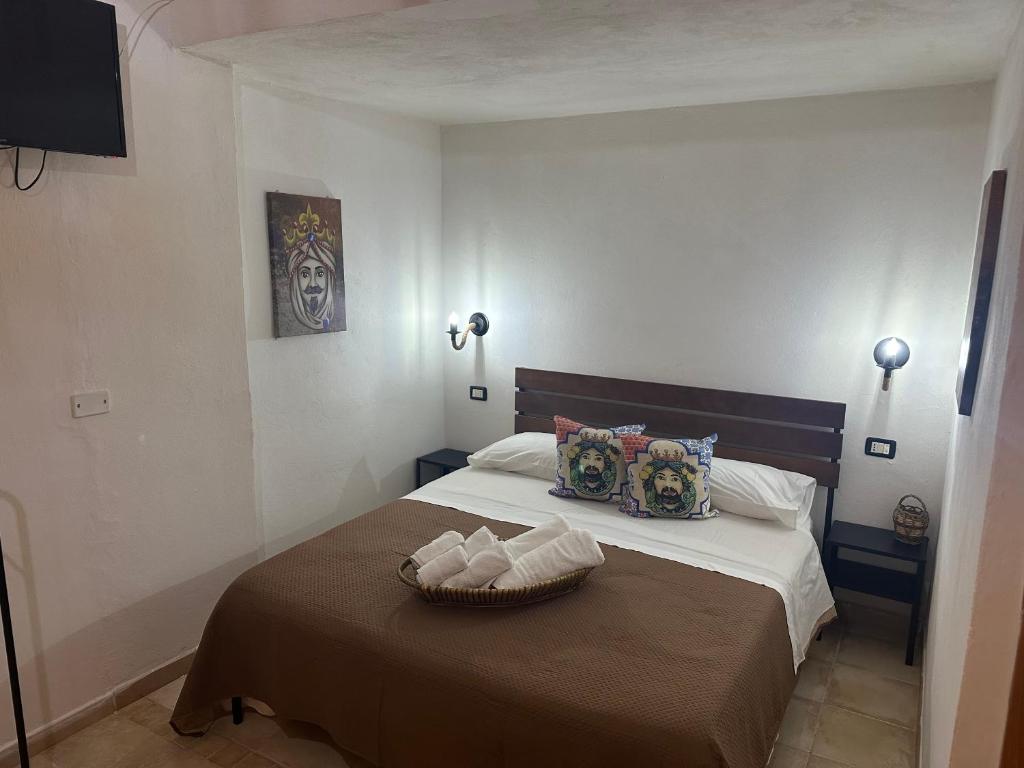 Postel nebo postele na pokoji v ubytování Home Demetra