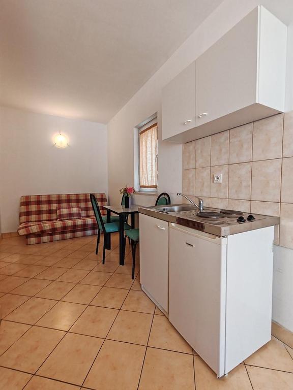 Kuchyň nebo kuchyňský kout v ubytování Apartmani i sobe Šagarjelo