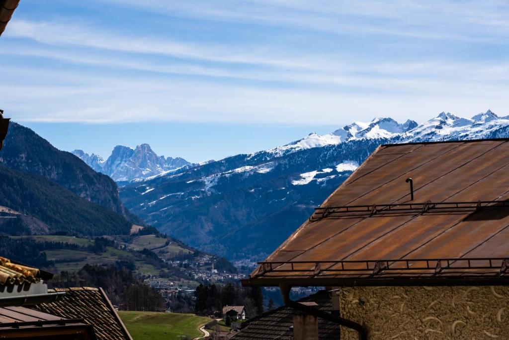 a view of the mountains from a house at Casa Corradini by Go New Location in Carano