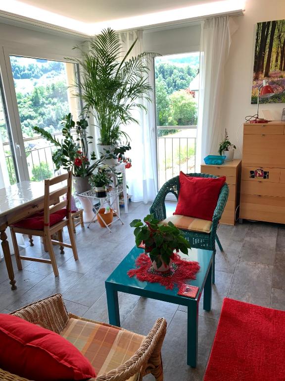 Posezení v ubytování Chez Svanette B&B Villa Sonnglück
