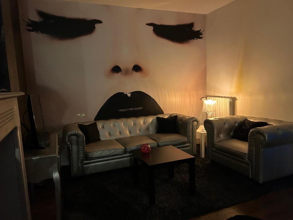 Posezení v ubytování Escapade Coquine