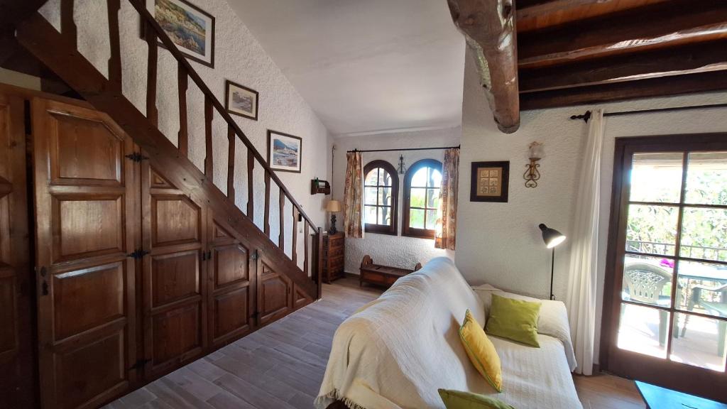Postel nebo postele na pokoji v ubytování Les Oliveres 33
