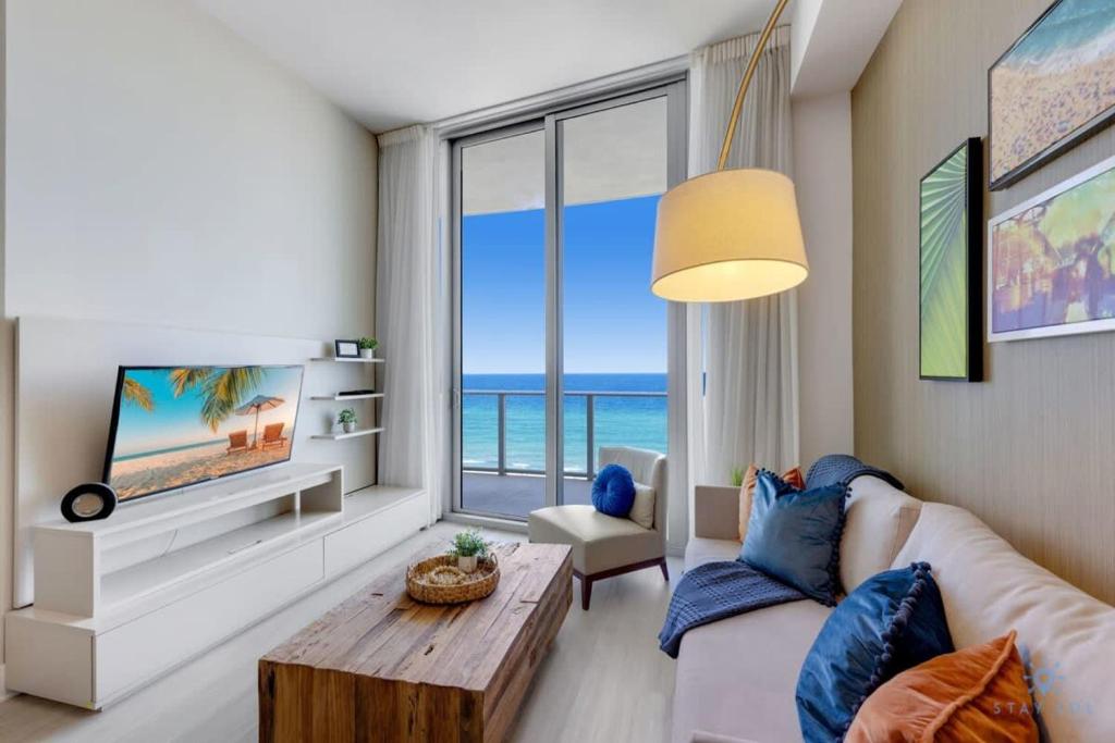 Image showcasing Beachfront Condo Front Oceanview Balcony Pools, Hollywood - Updated ...