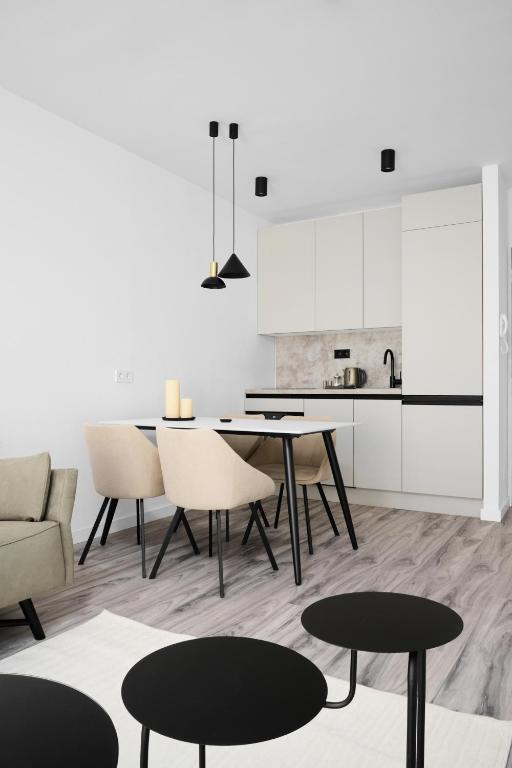 Kuchyň nebo kuchyňský kout v ubytování Collect Residence