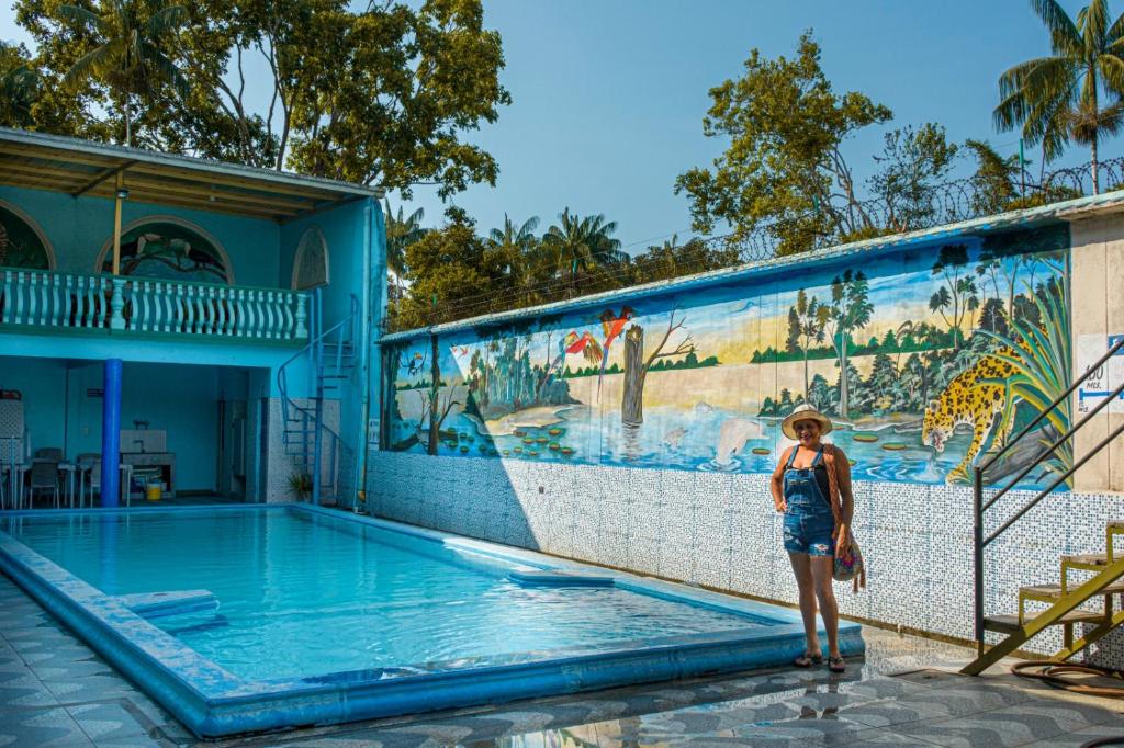 Bazén v ubytování Hotel Alto Amazonas nebo v jeho okolí