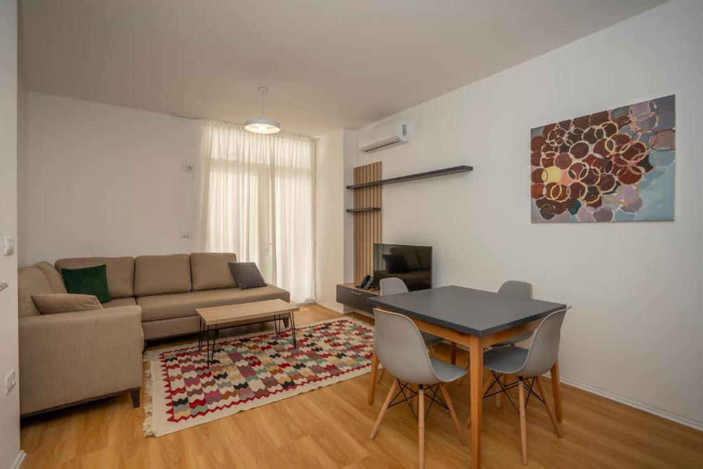 Posezení v ubytování Shkodra Harmony Residences