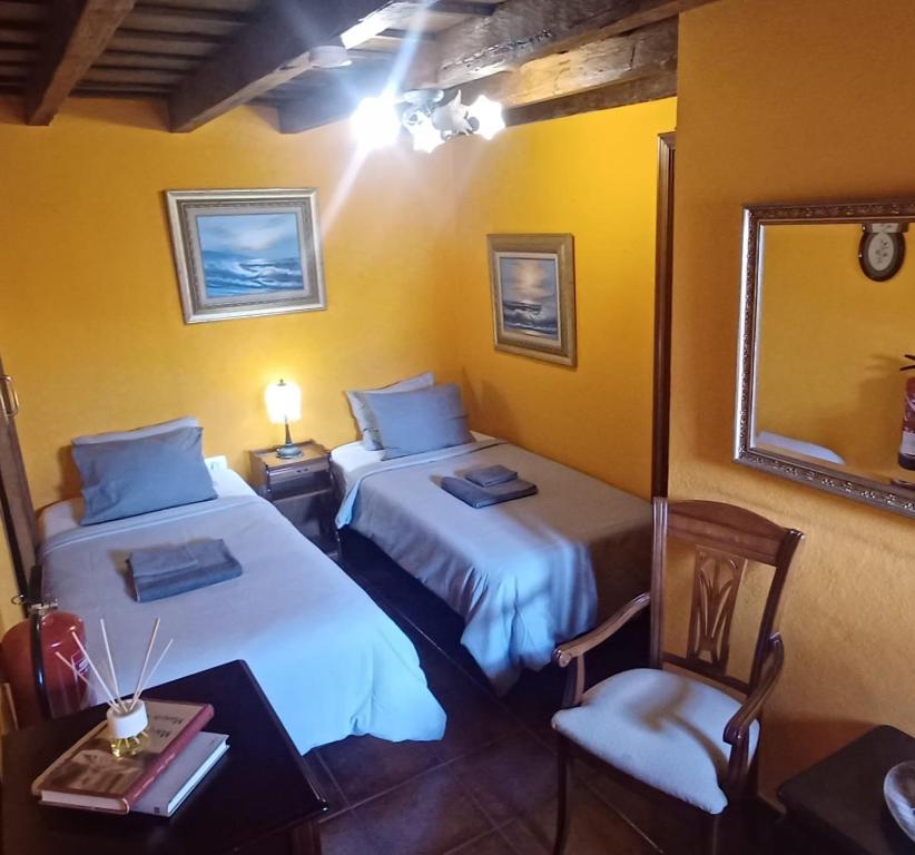 Postel nebo postele na pokoji v ubytování Casa Verde