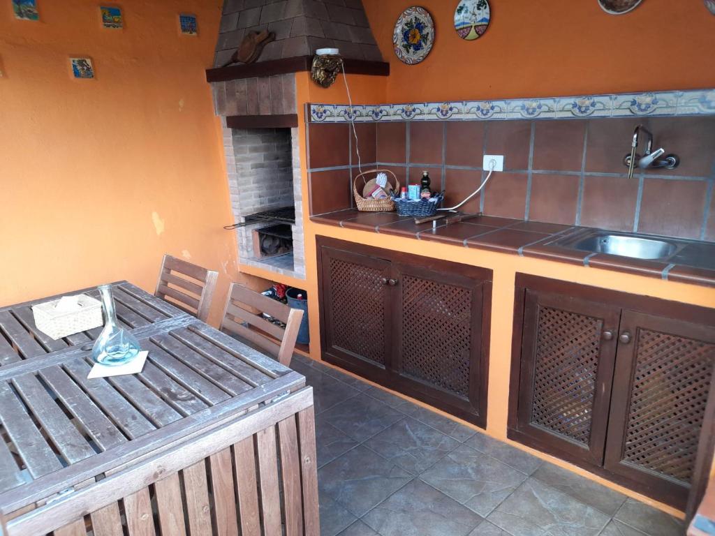 Kuchyň nebo kuchyňský kout v ubytování Casa Verde