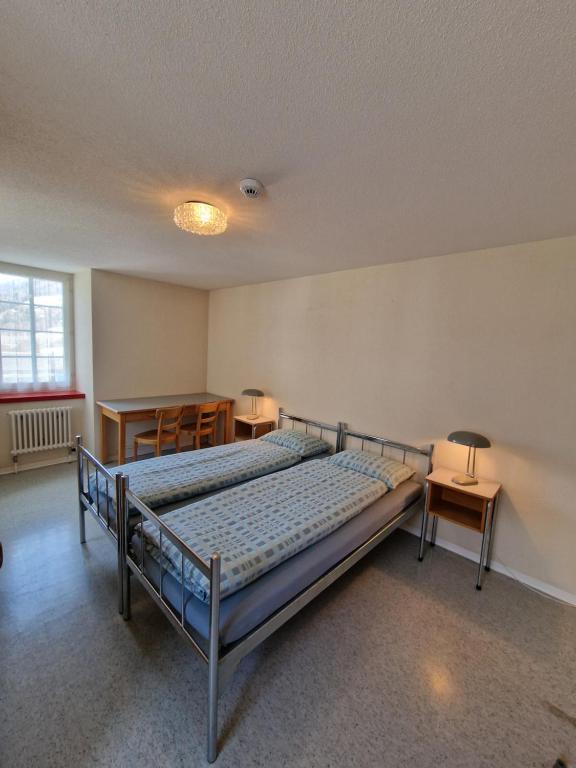 Postel nebo postele na pokoji v ubytování Casa Mia Goms