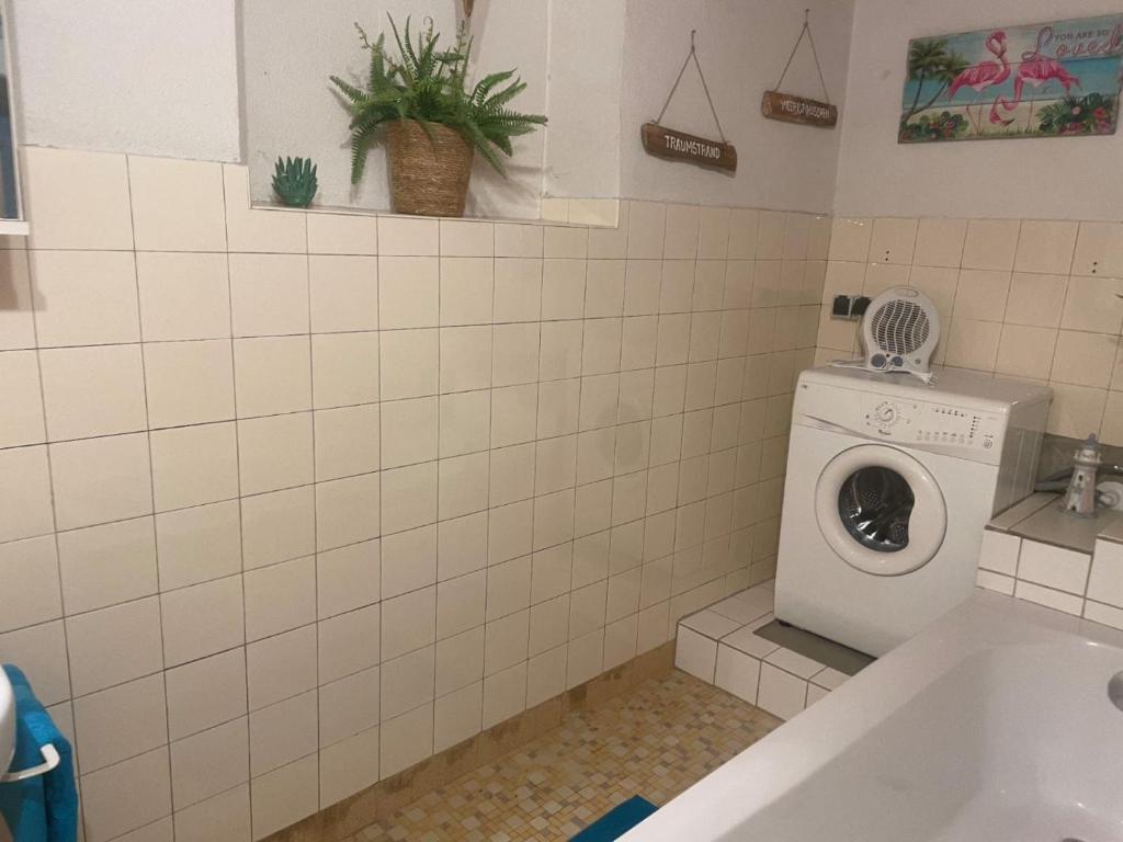 Koupelna v ubytování Ute Urbaner