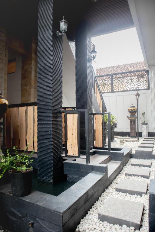 Balkón nebo terasa v ubytování KAZAIN HOTEL