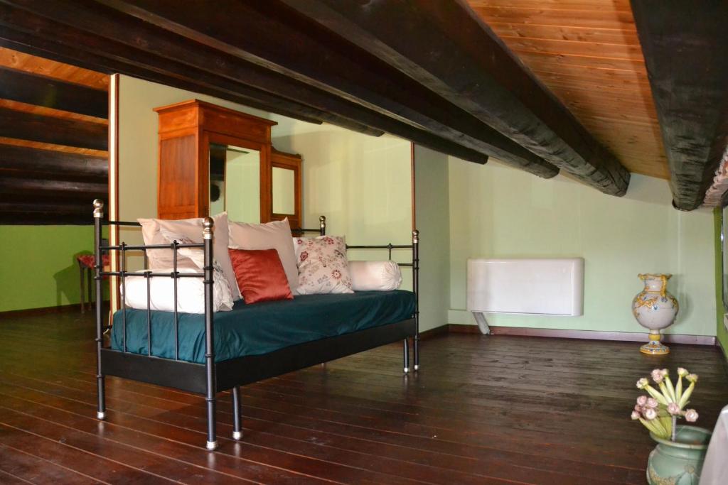Posezení v ubytování SUD room Palazzo Rau della Ferla
