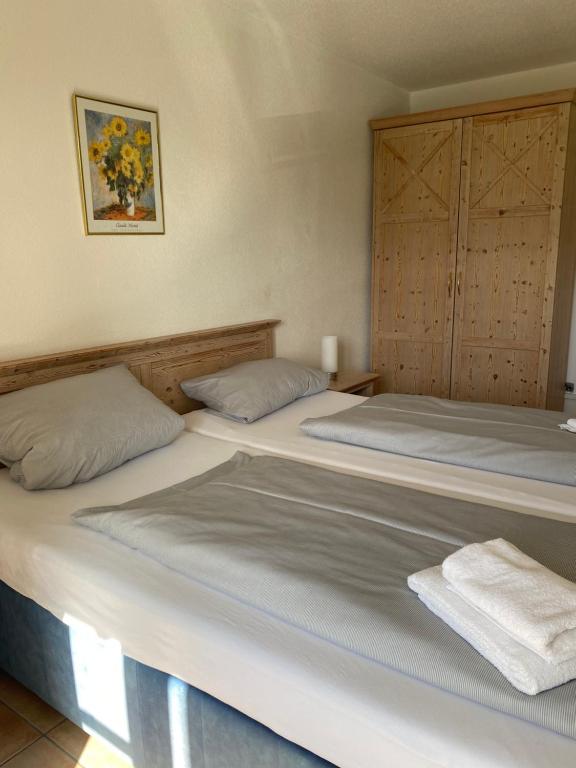 Postel nebo postele na pokoji v ubytování Appartementresidenz König Ludwig