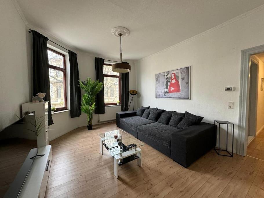 Χώρος καθιστικού στο Ferienwohnung In Bremerhaven