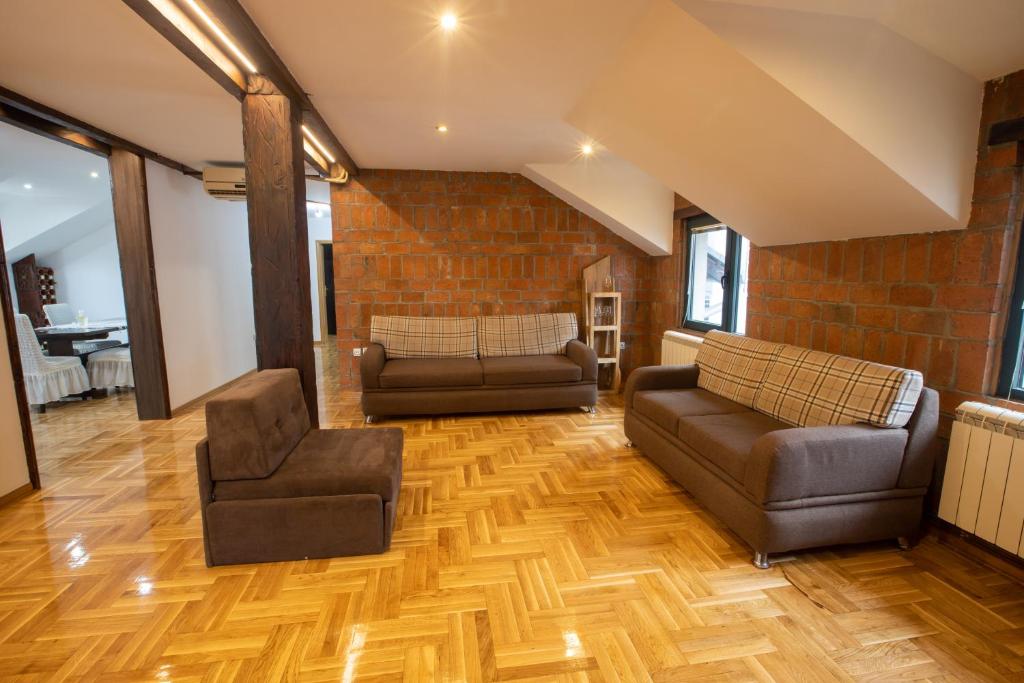 Posezení v ubytování Bubamara house
