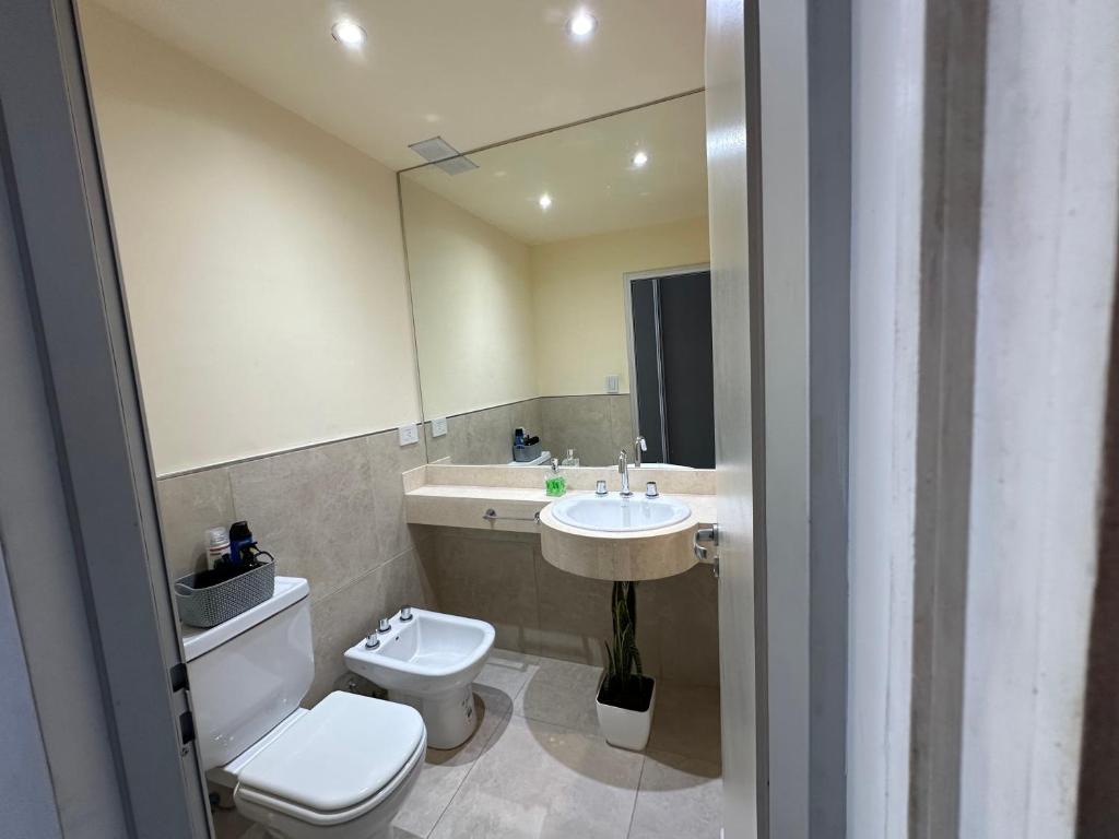 Koupelna v ubytování Departamento en corrientes 2