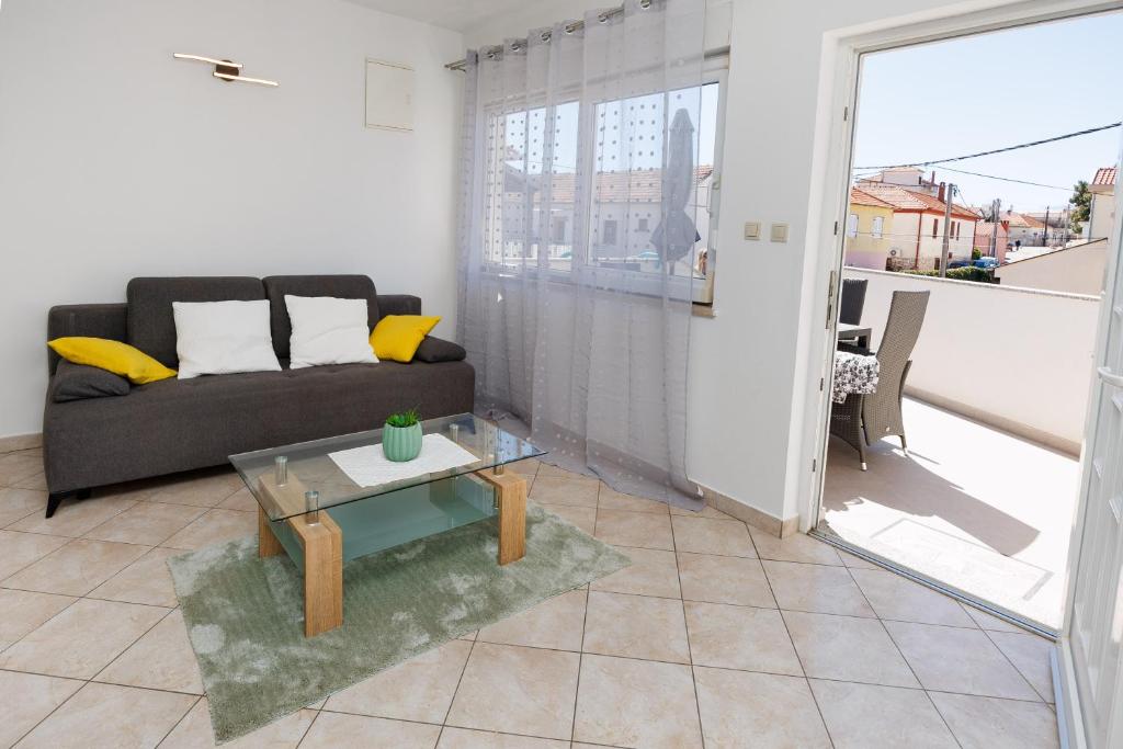 Część wypoczynkowa w obiekcie Apartment Nikoleto