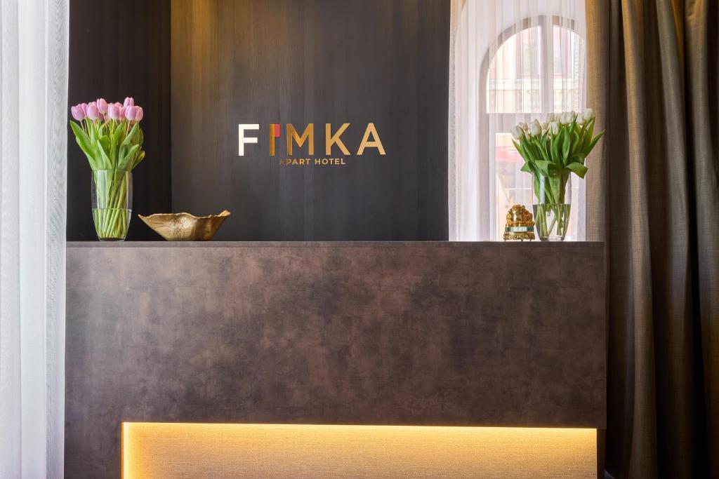 Certifikát, hodnocení, plakát nebo jiný dokument vystavený v ubytování FIMKA Apart Hotel