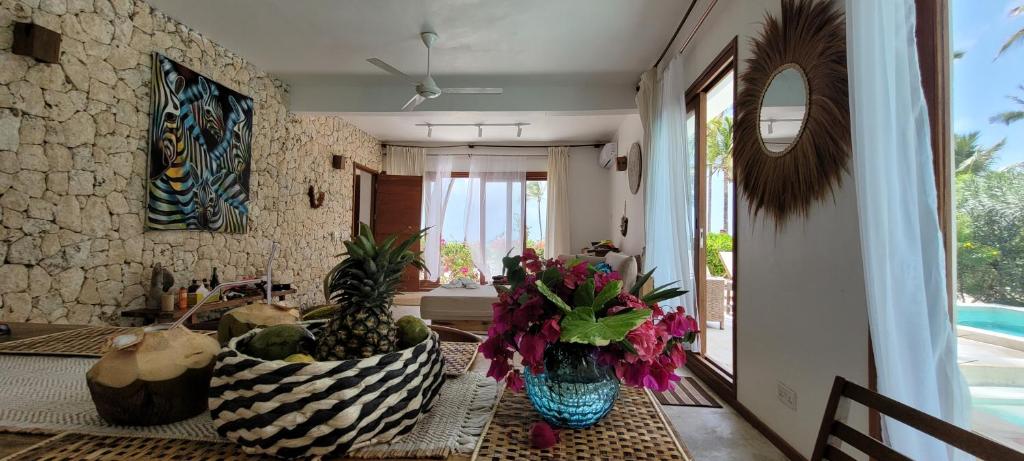 Zahrada ubytování Ocean View Villa with pool, Zanzibar