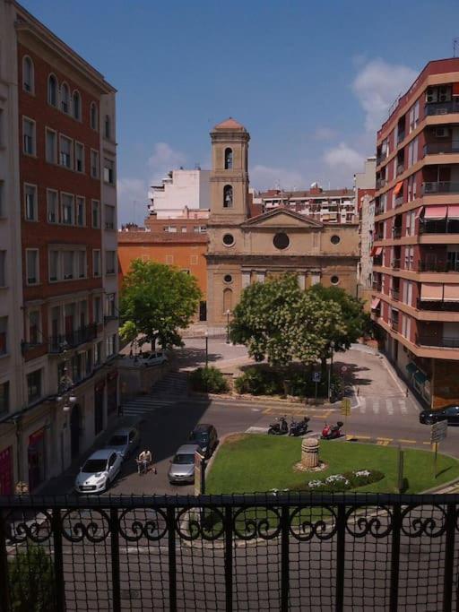 a view of a city with cars parked on a street at CASA RO in Tarragona