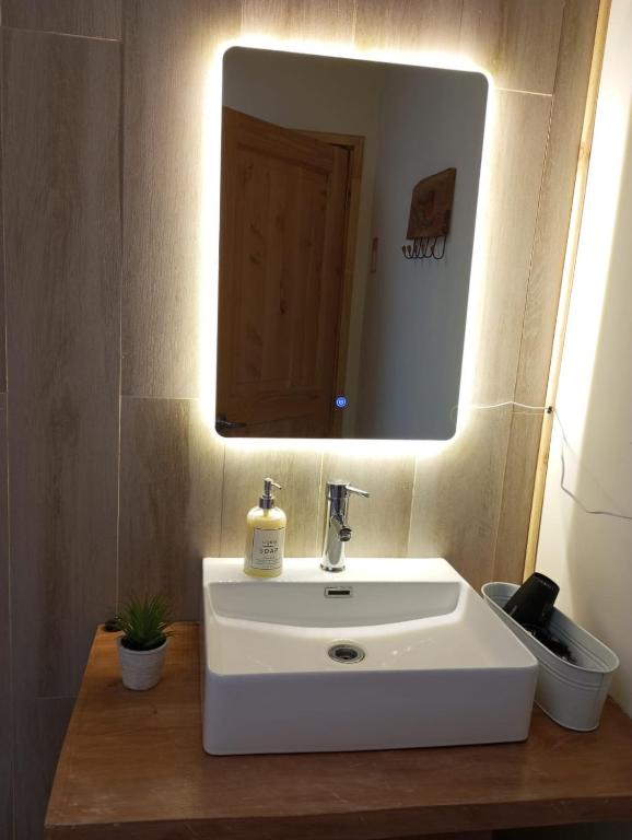 Koupelna v ubytování Casa Boqui Hostal