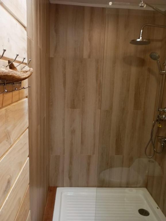 Koupelna v ubytování Casa Boqui Hostal