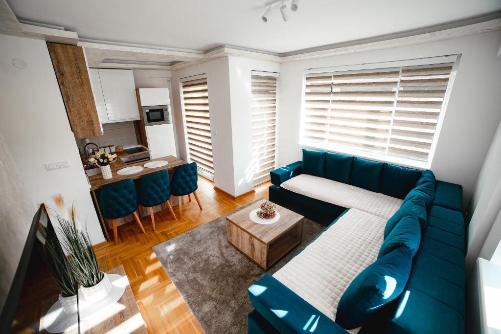 Posezení v ubytování Apartman VELUK