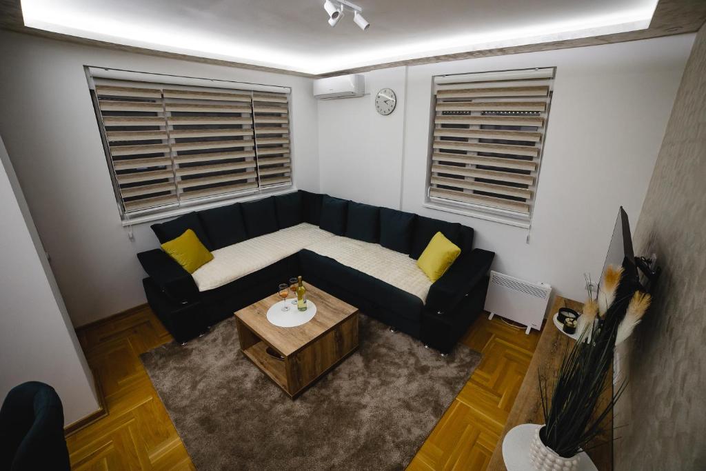 Posezení v ubytování Apartman VELUK