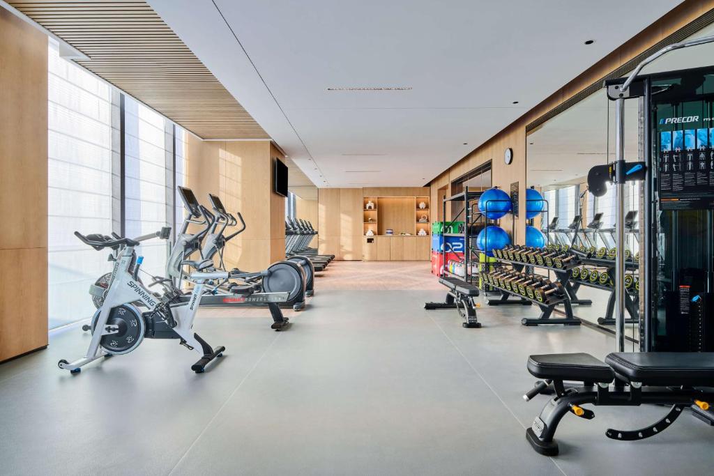 Fitness centrum a/nebo fitness zařízení v ubytování DoubleTree by Hilton Guangzhou Zengcheng