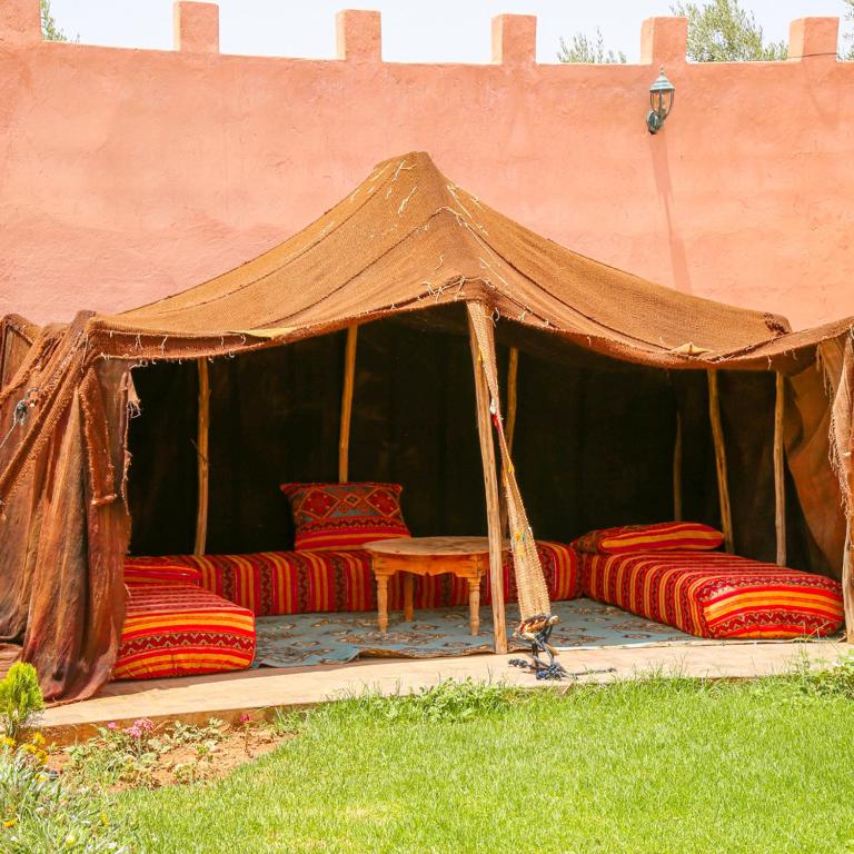 Posezení v ubytování Hotel Jnane riad