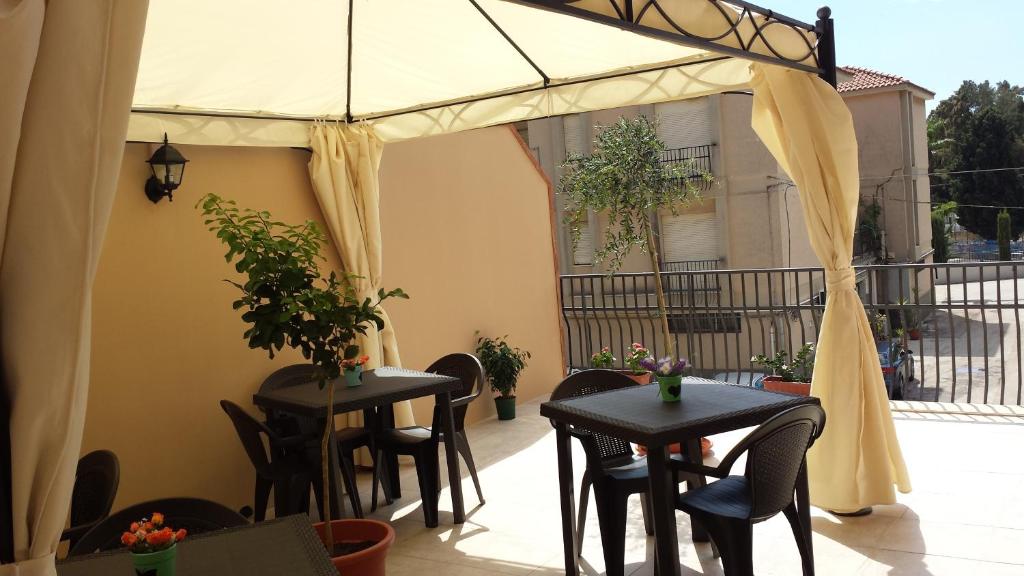 Balkón nebo terasa v ubytování Affittacamere Il Terrazzo Di Archimede