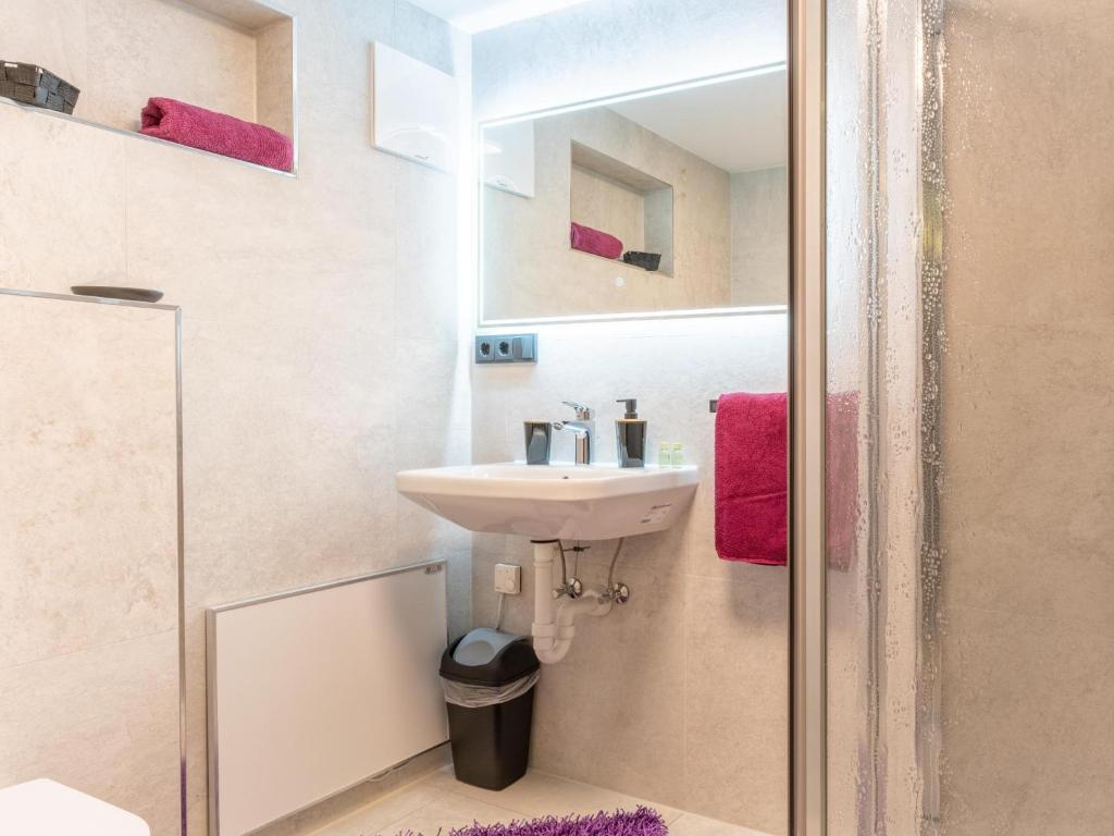 Kúpeľňa v ubytovaní Hintermühltalhof